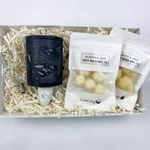 Load image into Gallery viewer, Gift Pack -  Black Butterfly Plug In Wax Melt Warmer