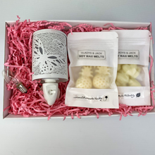 Load image into Gallery viewer, Gift Pack -  White Butterfly Plug In Wax Melt Warmer