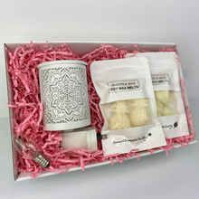 Load image into Gallery viewer, Gift Pack -  White Mandala Plug In Wax Melt Warmer