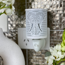 Load image into Gallery viewer, White Elephant Plug In Wax Melt Warmer
