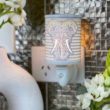 Load image into Gallery viewer, White Elephant Plug In Wax Melt Warmer