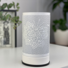 Load image into Gallery viewer, White Hummingbird Touch Lamp Wax Melt Warmer + 2 Sample Melt Packs + Spare Globe