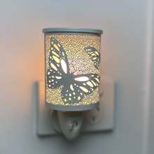 Load image into Gallery viewer, Gift Pack -  White Butterfly Plug In Wax Melt Warmer
