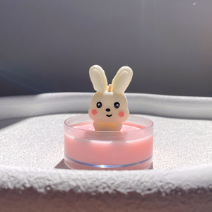 Marshmallow Bunny Candle