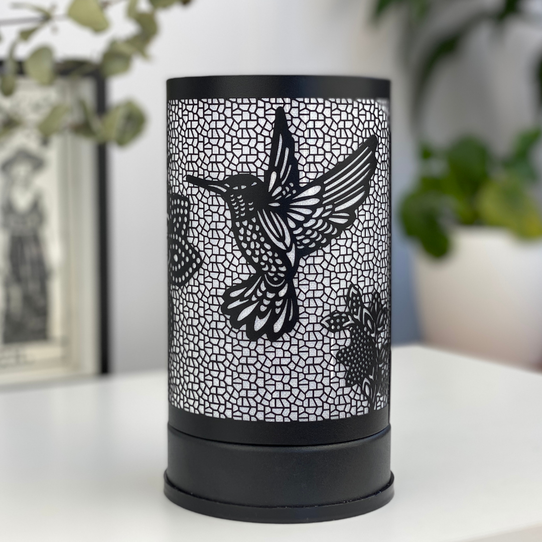 Hummingbird touch outlet lamp