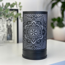 Load image into Gallery viewer, Black Mandela Touch Lamp Wax Melt Warmer
