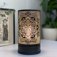 Load image into Gallery viewer, Black Mandela Touch Lamp Wax Melt Warmer
