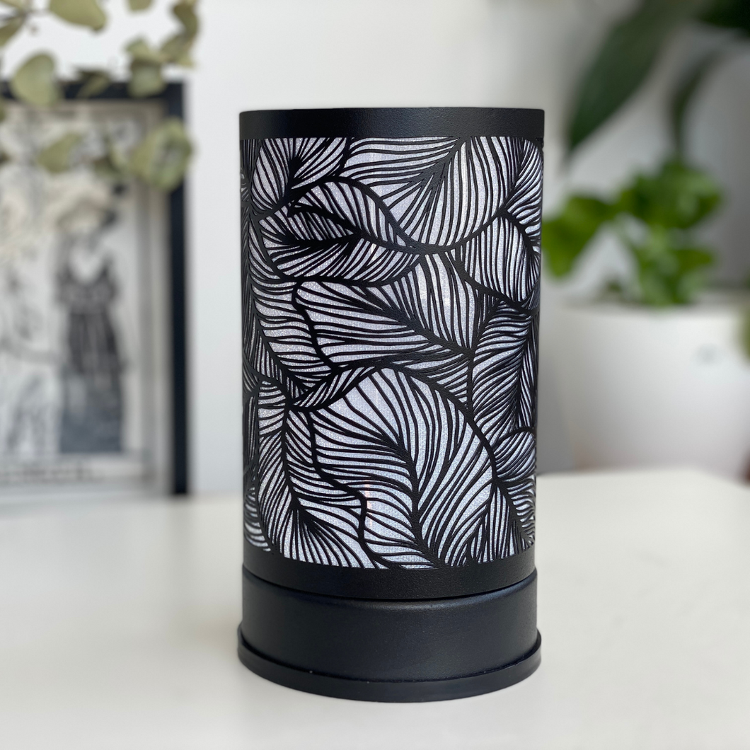 Black Leaves Touch Lamp Wax Melt Warmer